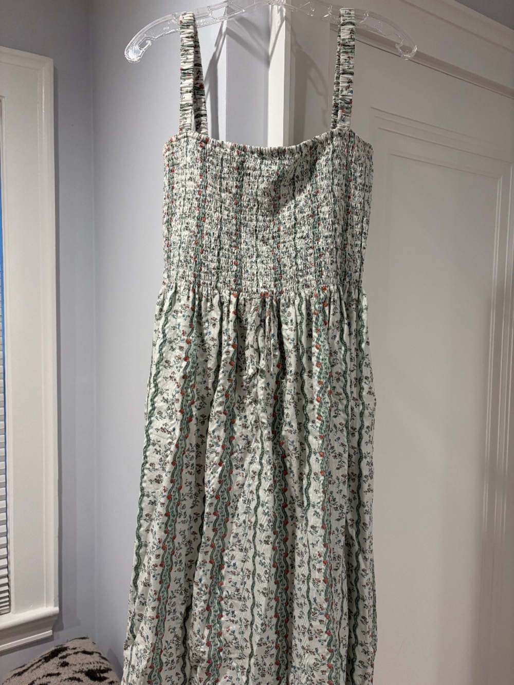 Hill House Home The Anita Nap Dress - Green Provence Floral